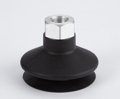 Tek körüklü vakum kabı, 40mm O/D, G1/8, nitril kauçuk