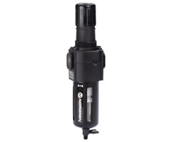 Excelon filtre/regülatör, 1/2 PTF, 0,3-10 bar, 5 µm, manuel tahliye, göstergesiz