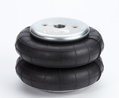 Hava körüğü, tek etkili, dişi montaj delikleri, 8" çap, 185 mm strok