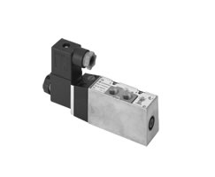 Midi Star alt taban solenoid valfı, G1/8, 5/2, solenoid pilot / havalı yay dönüşlü