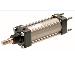 Rot çift etkili silindir, 2" çap, 1800 mm strok