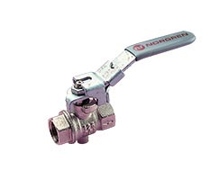 Kilitlenebilir egzoz küresel valfsı, tam geçişli, dişi/dişi, G1