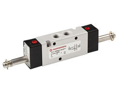 V61 serisi hat içi solenoid valf, G1/4, 5/3, APB, solenoid pilot / solenoid pilot