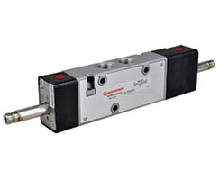 V62 serisi sıralı solenoid valf, G3/8, 5/3, COE, solenoid pilot / solenoid pilot