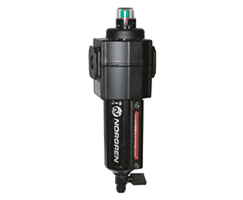 Excelon genel amaçlı filtre, G1/4, 40μm, manuel tahliye, sıvı seviye göstergeli