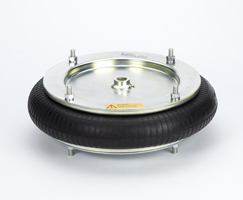 Hava körüğü, tek etkili, erkek montaj saplamaları, 14-1/2" çap, 100 mm strok