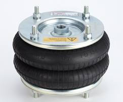 Hava körüğü, tek etkili, erkek montaj saplamaları, 8" çap, 175 mm strok