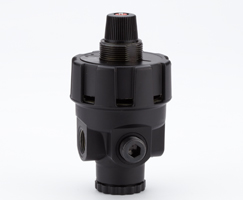 R24 Serisi yüksek akışlı manuel regülatör, G1/2, 0,3-4 bar, göstergesiz