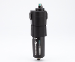 Excelon yüksek akışlı, birleştirici filtre, G1/2, 0,01 µm, otomatik tahliye, korumalı