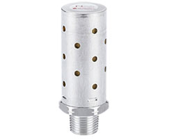 Quietaire heavy duty silencer male, R1/2