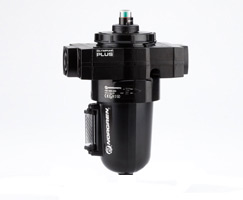 Olympian Plus birleştirici filtre, G1/2, 0,01 µm, manuel tahliye, sıvı seviye göstergeli