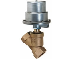 Harici akışkanla çalıştırılan yataklı valf, G1-1/4, 2/2, NC, hava pilotu / yay geri dönüşlü