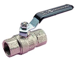 Standart küresel valf, tam geçişli, dişi/dişi, Rp2