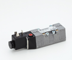 ISO Star solenoid valfı ISO 1, 5/2, solenoid pilot / havalı yay dönüşlü