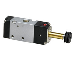 V53 serisi hat içi solenoid valf, G1/2, 3/2, NC, solenoid pilot / yay geri dönüşlü