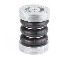 Hava körüğü, tek etkili, dişi montaj delikleri, 2-3/4" çap, 65 mm strok