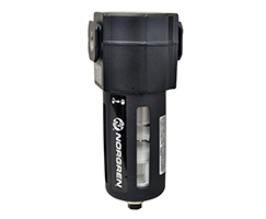 Excelon yağ buharı giderme filtresi, G1/2, 0,003 mg/m³ maksimum kalan yağ içeriği, kapalı hazne, koruma ile