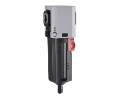 Excelon Plus genel amaçlı filtre, G3/8, 5 µm, otomatik tahliye, koruma ile