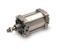 ISO rot kolu çift etkili silindir, 160 mm çap, 160 mm strok