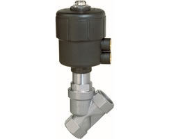 Pilot actuated angle seat valve, G3/4, 2/2, NC, air pilot / spring return