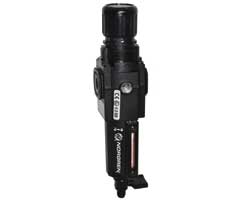 Excelon filtre/regülatör, G1/4, 40 µm, 0,3-10 bar, manuel tahliye, göstergesiz