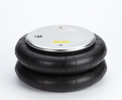 Hava körüğü, tek etkili, dişi montaj delikleri, 12" çap, 215 mm strok