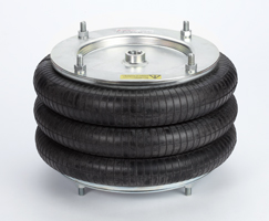 Hava körüğü, tek etkili, erkek montaj saplamaları, 12" çap, 330 mm strok