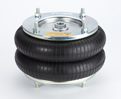 Hava körüğü, tek etkili, erkek montaj saplamaları, 10" çap, 225 mm strok