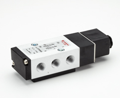 97300 serisi Namur arayüzlü solenoid valf, G1/4, 5/2 veya 3/2, solenoid pilot / yay geri dönüşlü